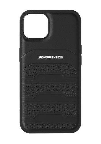 AMG Hard Cover Debossed Line Black, für iPhone 12/12 Pro, AMHCP12MGSEBK