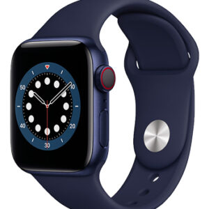 Apple Watch Series 6 Aluminium Cellular Blue, Sport Band Deep Navy, M06Q3FD/A, 40mm