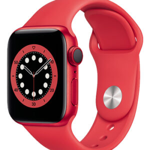 Apple Watch Series 6 Aluminium Cellular PRODUCT(RED), Sport Band PRODUCT(RED), M06R3FD/A, 40mm