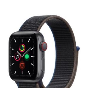 Apple Watch SE Aluminium Cellular Space Grey, Sport Loop Charcoal, MYEL2FD/A, 40mm