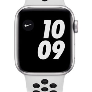 Apple Watch Nike SE Aluminium Cellular Silver, Sport Band Pure Platinum-Black, MYYW2FD/A, 40mm