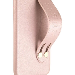 GUESS Hard Cover Saffiano Strap Pink, für Apple iPhone SE(2020)/8/7, GUHCI8SBSRO, Blister