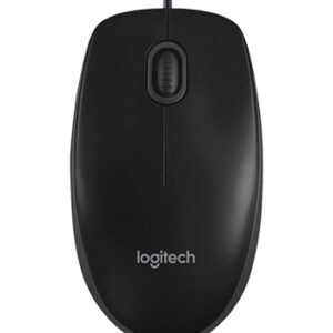 Logitech M100 USB Maus mit Kabel Black