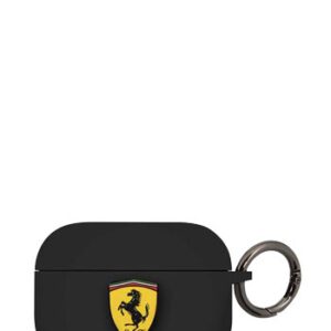 Ferrari Silicone Case Black, für Apple Airpods Pro, FEACAPSILGLBK, Blister