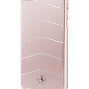 Mercedes-Benz Hard Cover Brushed Aluminium Pink, Wave VIII Line, für Apple iPhone 8/7/6s/6, MEHCP7CUSALRG, Blister