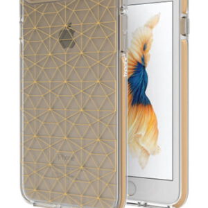 Gear4 D3O Cover Gold, Victoria Geometric für Apple iPhone 8 Plus/7 Plus/6s Plus/6 Plus, Blister