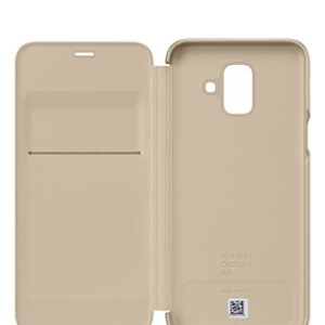 Samsung Wallet Cover Gold, für Samsung A600F Galaxy A6 (2018), EF-WA600CF, Blister