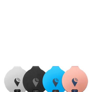 TrackR Bravo Family Pack Black, Silver, Blue, Rosegold, 4er Pack, Bluetooth Tracker