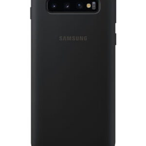 Samsung Silicone Cover Black, für Samsung G973, Galaxy S10, EF-PG973TB, Blister