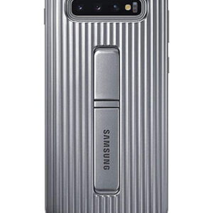 Samsung Protective Standing Cover Silver, für Samsung G975 Galaxy S10 Plus, EF-RG975CS, Blister