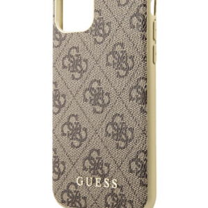 GUESS Hard Cover 4G Brown, für Apple iPhone 11, GUHCN61G4GB, Blister
