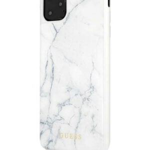GUESS Hard Cover Marble White, für Apple iPhone 11 Pro, GUHCN65HYMAWH, Blister
