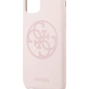 GUESS Hard Cover Silicone 4G Tone Light Pink, für Apple iPhone 11 Pro Max, GUHCN65LS4GLP, Blister