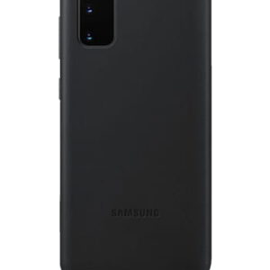 Samsung Leather Cover Black, für Samsung G980F Galaxy S20, EF-VG980LB, Blister