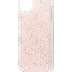 GUESS Hard Cover 4G Glitter Pink, für Apple iPhone 11 Pro Max, GUHCN65PCU4GLP, Blister