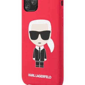 Karl Lagerfeld Iconic Body Cover Red, für Apple iPhone 11 Pro, KLHCN58SLFKRE, Blister