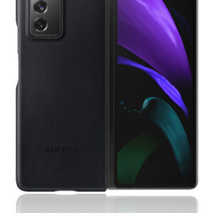 Samsung Leather Cover Black, für Samsung F916 Galaxy Z Fold2, EF-VF916LB, Blister