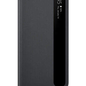 Samsung Smart Clear View Cover Black, für Samsung G991F Galaxy S21, EF-ZG991CB, EU Blister