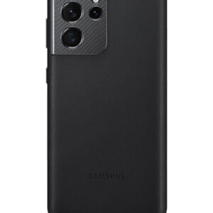 Samsung Leather Cover Black, für Samsung G998F Galaxy S21 Ultra, EF-VG998LB, Blister