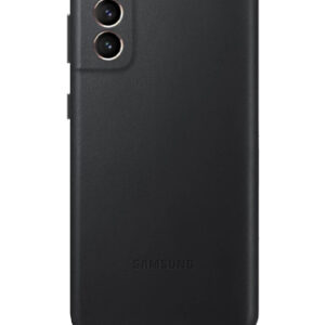 Samsung Leather Cover Black, für Samsung G991F Galaxy S21, EF-VG991LB, Blister