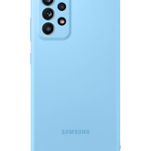 Samsung Silicone Cover Blue, für Samsung A525F Galaxy A52,EF-PA525TL