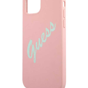 GUESS Hard Cover Silicone Vintage Pink/Green, für Apple iPhone 12 Pro Max, GUHCP12LLSVSPG, Blister