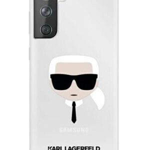 Karl Lagerfeld Head Hard Cover Transparent, für Samsung G991 Galaxy S21, KLHCS21SKTR, Blister