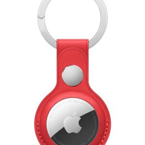 Apple AirTag Schlüsselanhänger Leder Red, MK103ZM/A