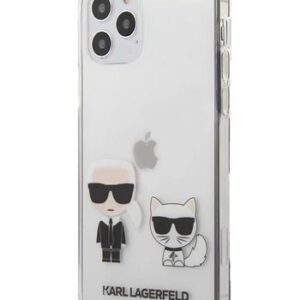 Karl Lagerfeld Hard Cover Choupette Eats Transparent, für Apple iPhone 12, KLHCP12MCKTR, Blister