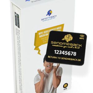 Sendmeback ID-TAG Basic Black-Gold