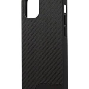 BMW Hard Cover PU Carbon Contrast Black, M Collection für Apple iPhone 12 mini, BMHCP12SCABBK, Blister