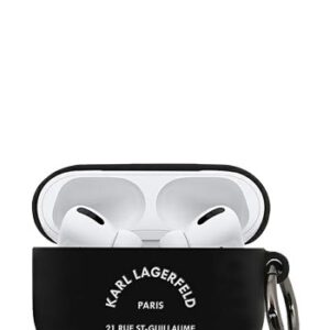Karl Lagerfeld Cover Silicone RSG Black, für Apple AirPods Pro, KLACAPSILRSGBK, Blister