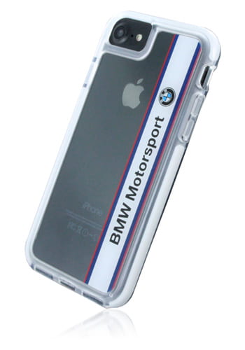 BMW Hard Cover Shockproof Vertical Logo White, Motorsport für Apple iPhone SE(2020)/8/7/6s/6, BMHCP7SPVWH, Blister