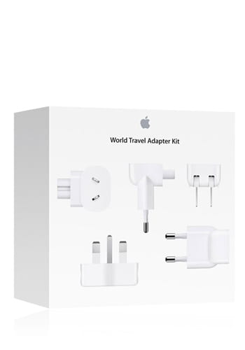Apple World Travel Adapter Kit White, 2 Ports, für iPod, iPhone und iPad, Blister