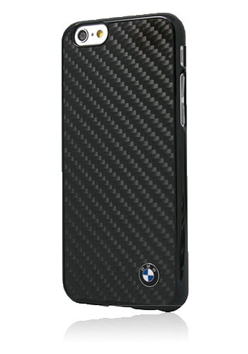 BMW Hard Cover Real Carbon Fiber Black, Signature Collection für Apple iPhone 6/6s Plus, BMHCP6LMBC, Blister