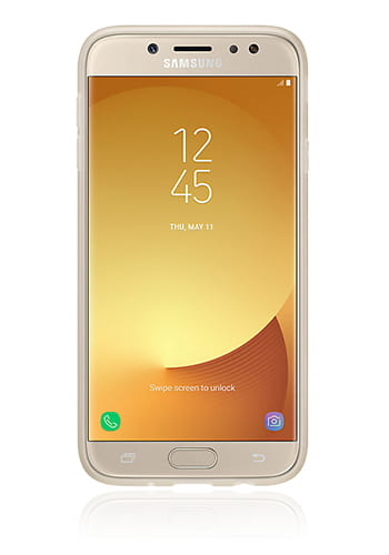 Samsung Jelly TPU Cover Gold, für Samsung J730F Galaxy J7 (2017), EF-AJ730TF, Blister