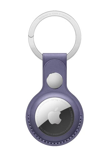 Apple AirTag Schlüsselanhänger Leder Wisteria, MMFC3ZM/A