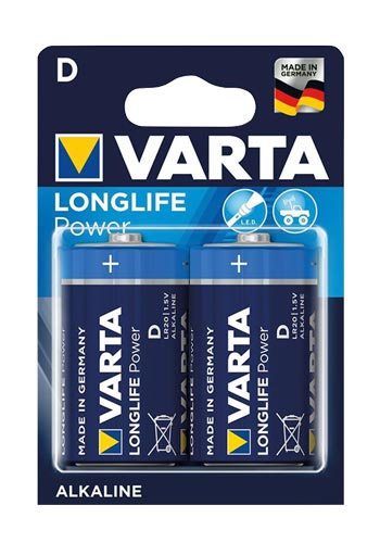 Varta High Energy Battery Mono/LR20/D, 1.5 V, 4920110412