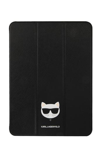 Karl Lagerfeld Choupette Head Saffiano Folio Cover Black, for iPad Pro 12-inch, KLFC12OCHK