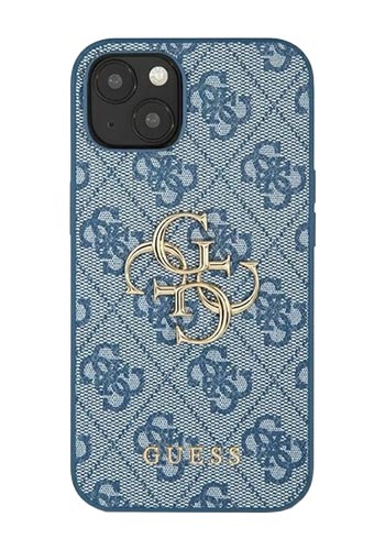 GUESS Hard Cover 4G Big Metal Logo Blue, for iPhone 13, GUHCP13M4GMGBL