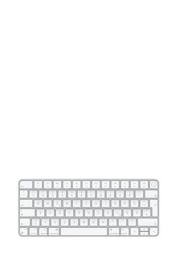 Apple Magic Keyboard mit TouchID Deutsch, White, MK293D/A