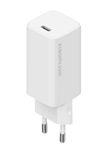 Xiaomi Mi 65W Fast Charger with GaN Tech White, BHR4499GL, Blister