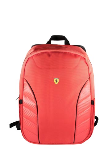 Ferrari Bagpack Red, Scuderia Collection für Laptop bis 16 Zoll, FEBP15RE, Blister