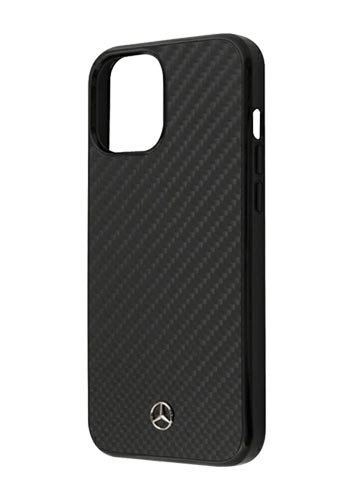Mercedes-Benz Carbon Dynamic Hard Case Black, für Apple iPhone 12 Pro Max, MEHCP12LRCABK, Blister