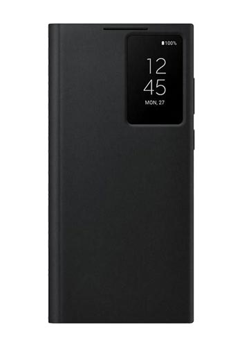 Samsung Smart Clear View Cover (EE) Black, für Samsung Galaxy S22 Ultra, EF-ZS908CBEGEE, Blister