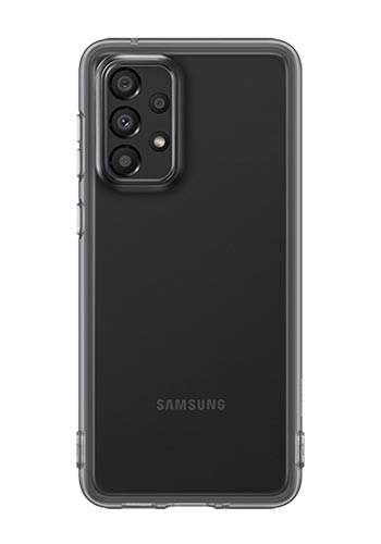 Samsung Soft Clear Cover Black, für Galaxy A33 (5G), EF-QA336TBEGWW