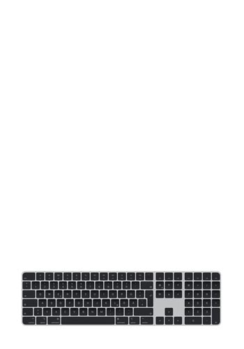 Apple Magic Keyboard mit Touch ID und Ziffernblock Deutsch, Silver/Black, MMMR3D/A