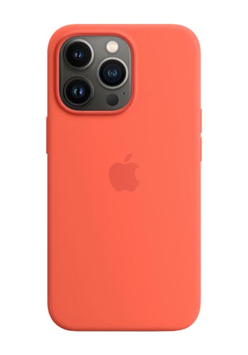 Apple Silikon Case für iPhone 13 Pro Max mit MagSafe (nektarine) MN6D3ZM/A