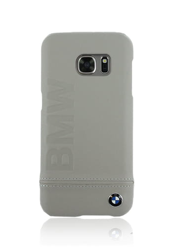 BMW Hard Cover Logo Inprint Beige, Signature für Samsung G930 Galaxy S7, BMHCS7LLST, Blister