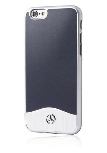 Mercedes-Benz Hard Cover Metallic Blue Abyss, Wave I Glossy PC Line, für iPhone 6/6s, MEHCP6CUALNA, Blister